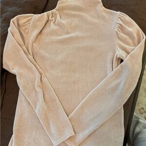 Express Light Pink Ribbed Sweater